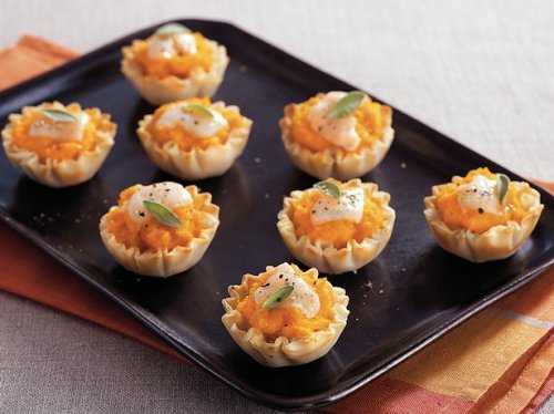 butternut squash tartlets