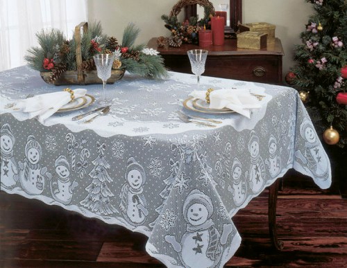 Snowman Rectangle Tablecloth
