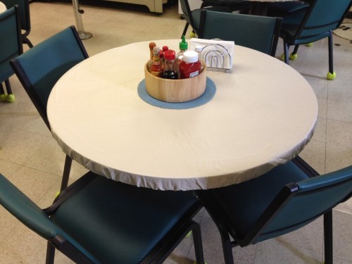 Sand Vinyl Tablecloth