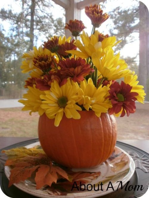 Pumpkin fall decor