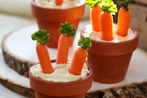 carrots and hummus